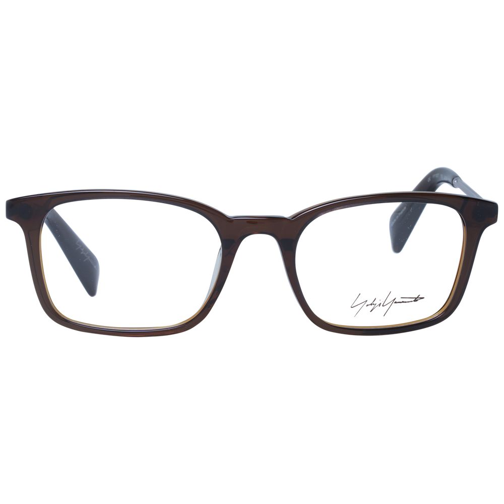 Yohji Yamamoto Brown Unisex Glasses Frame