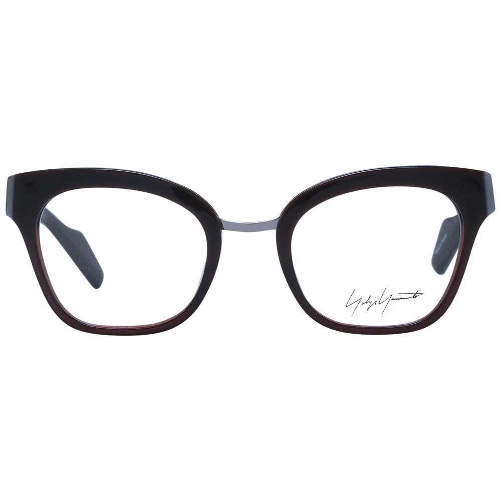 Yohji Yamamoto Brown Unisex Glasses Frame