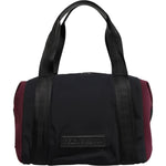 Dolce & Gabbana Black Maroon Hand Shoulder Duffel Travel Bag