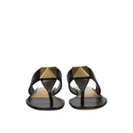 Valentino Garavani One Stud Leather Thong Sandals VA-8735607193812-EU36/US6