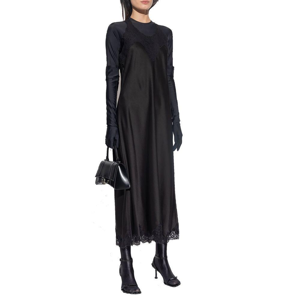 Balenciaga Satin Strappy Midi Dress BA-8736243253460-42