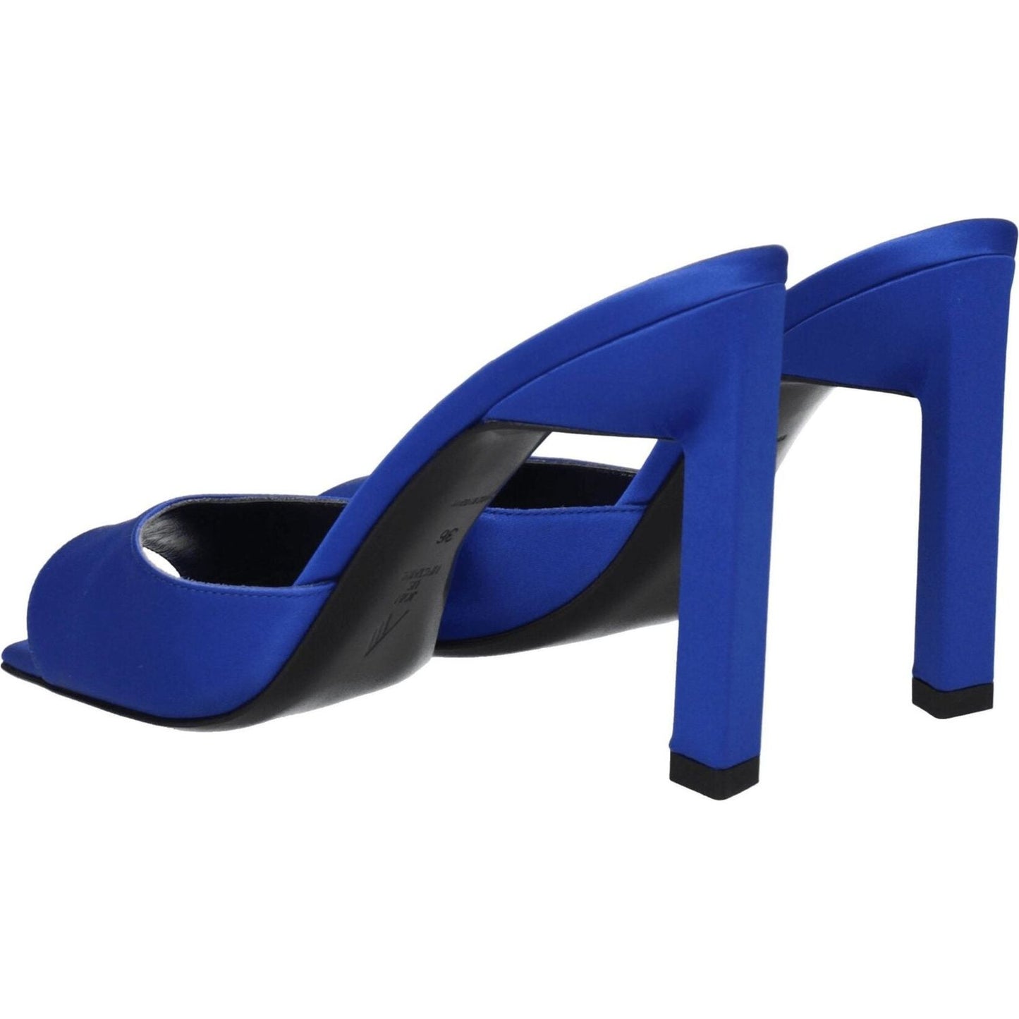 The Attico Blue Satin Stiletto Heels Sandals TH-8547405299977-EU36/US6
