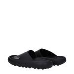 Ambush Black Cotton Slippers Sandals AM-8586631971081-EU40/US7