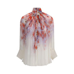Zimmermann Floral print Crush Blouse ZI-5768TR251SCAFLO-0/XS