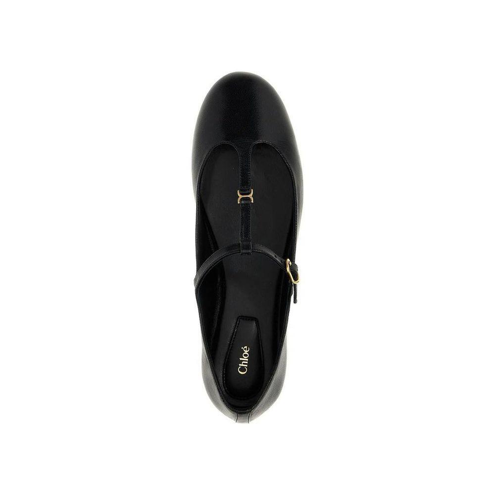 Chloé Chloe Leather Marcie Ballerina Flats CH-8845029114068-36