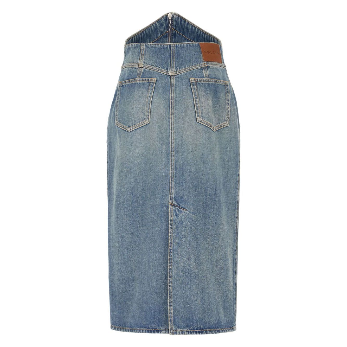 Alexander McQueen Skirts Clear Blue Skirts