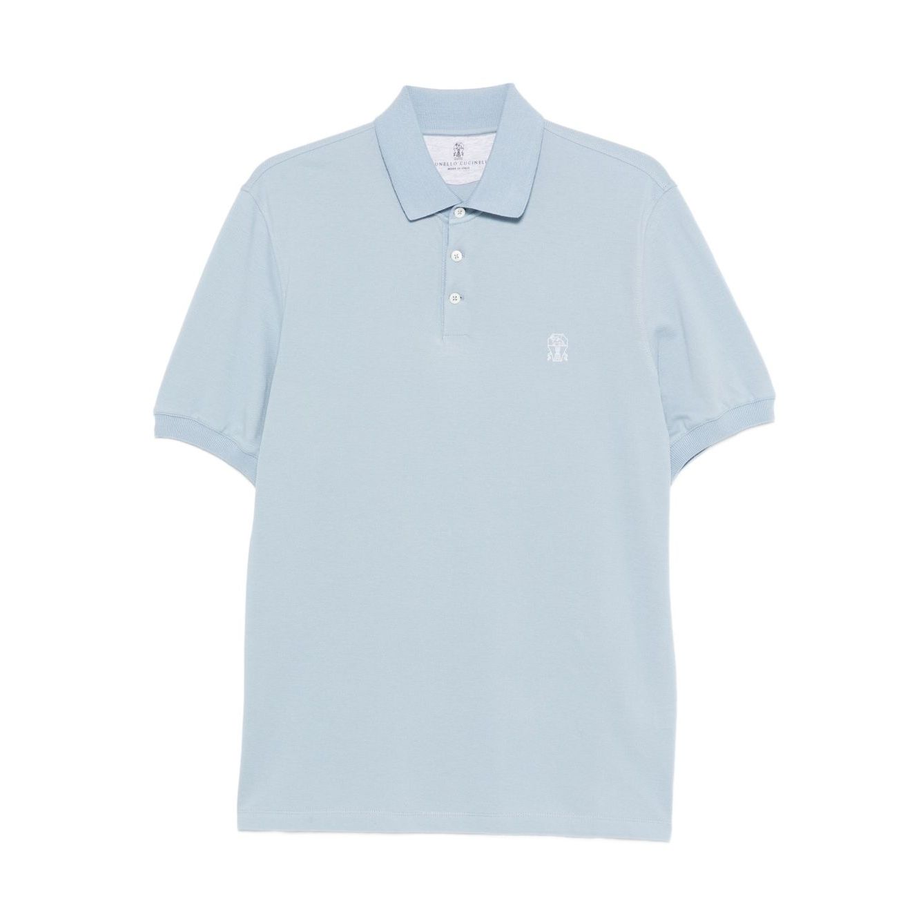 Brunello Cucinelli Polo shirt with embroidery Topwear