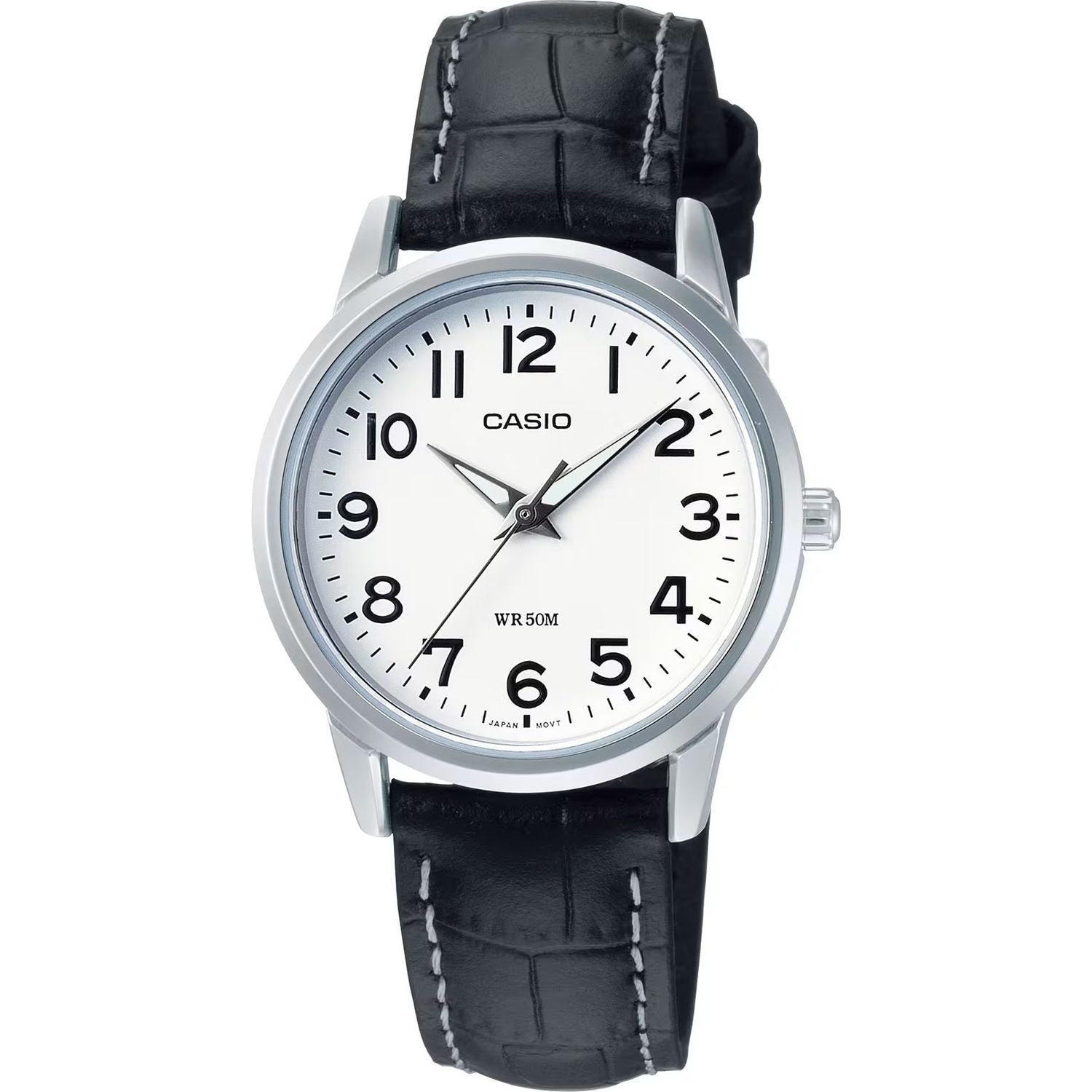 CASIO COLLECTION Mod. LADY 3H - LEATHER. WHITE