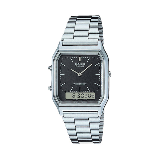CASIO VINTAGE Mod. EDGY COLLECTION SUNRAY DIAL - BLACK WATCHES