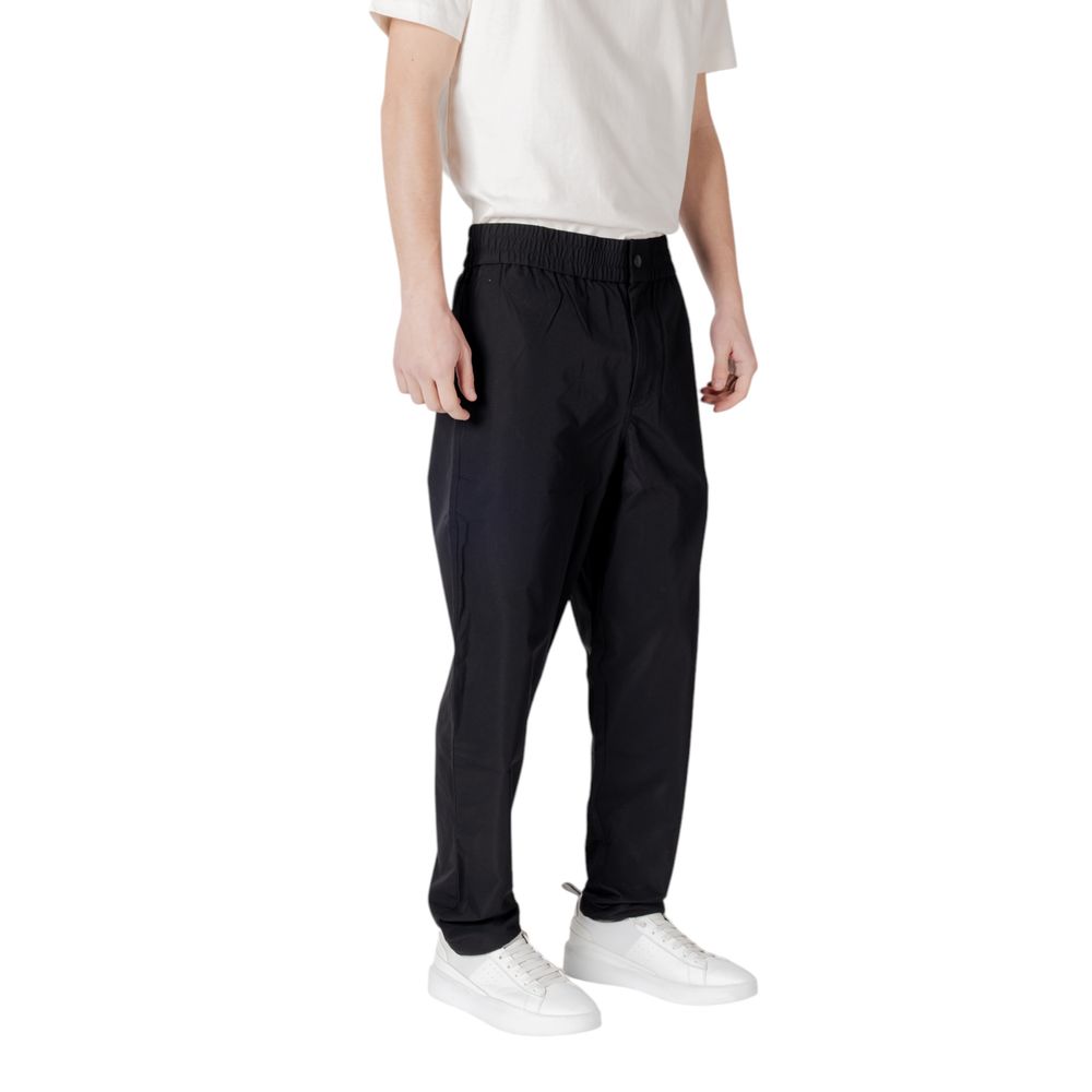 Calvin Klein Jeans Black Polyester Casual Pants Calvin Klein Jeans