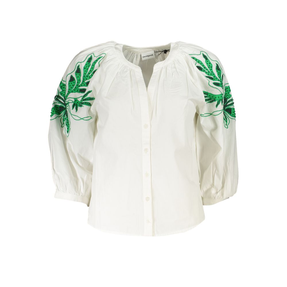 Desigual White Polyester Shirt