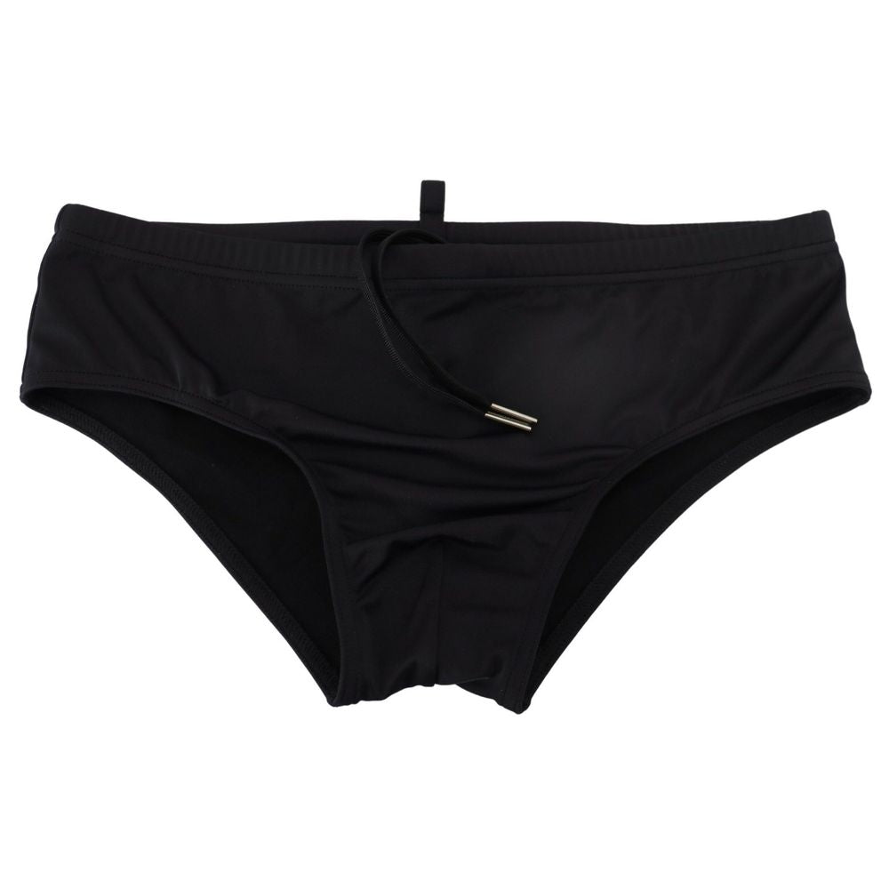 Dsquared² Black Polyamide Swim Briefs