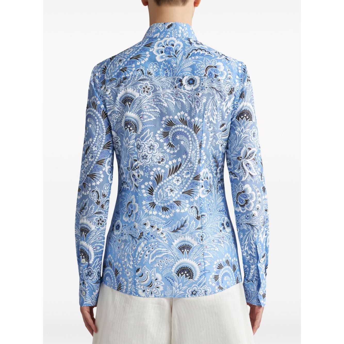 Etro Shirts Clear Blue Shirts