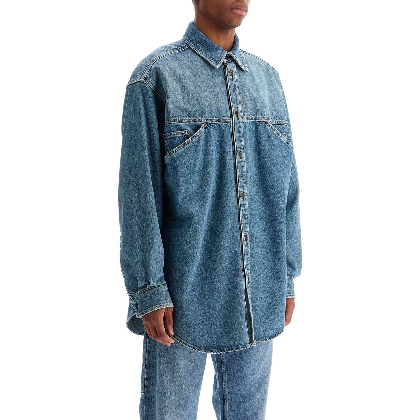 Moschino denim shirt with pockets