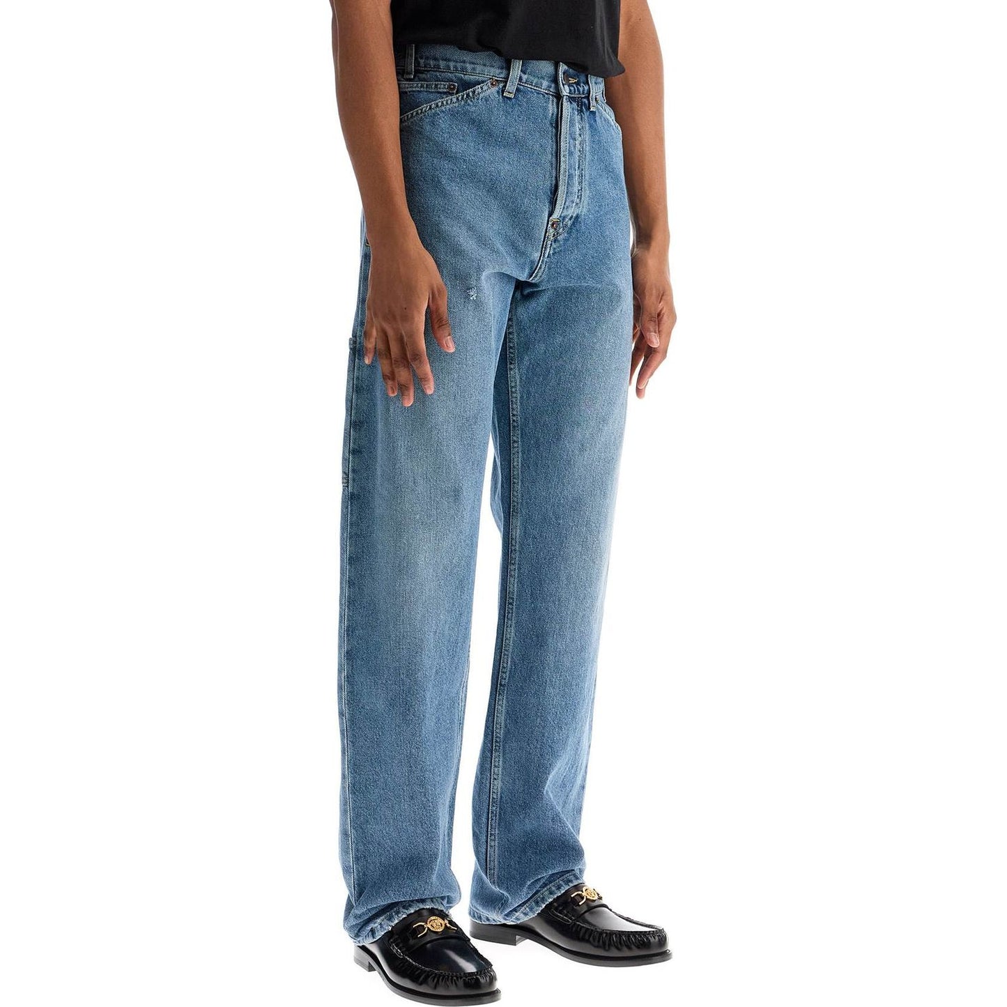Moschino straight jeans with adjustable waistband