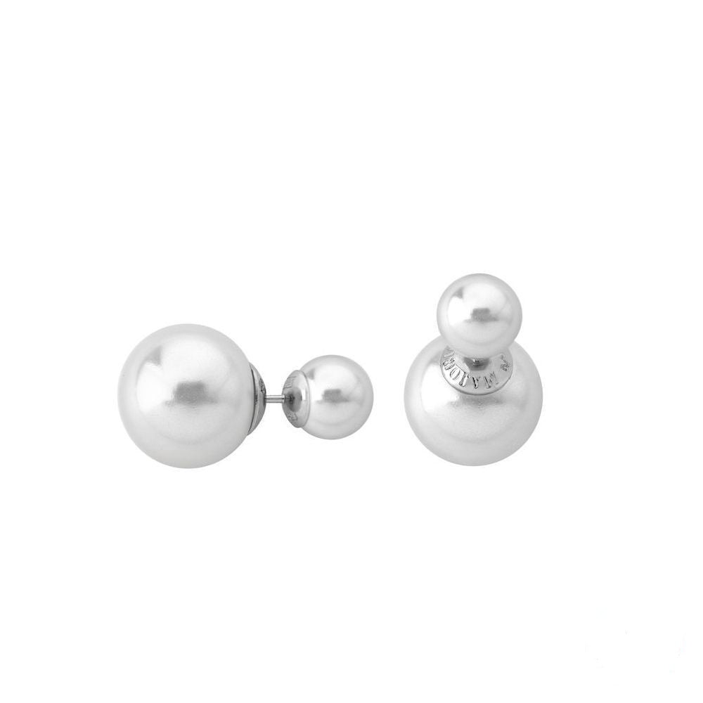 MAJORICA JEWELRY Mod. 15239.01.2.000.010.1 pearl earrings on white background