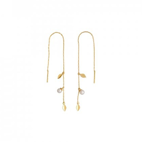 MAJORICA JEWELRY Mod. 16584.01.1.000.010.1 elegant gold and pearl earrings