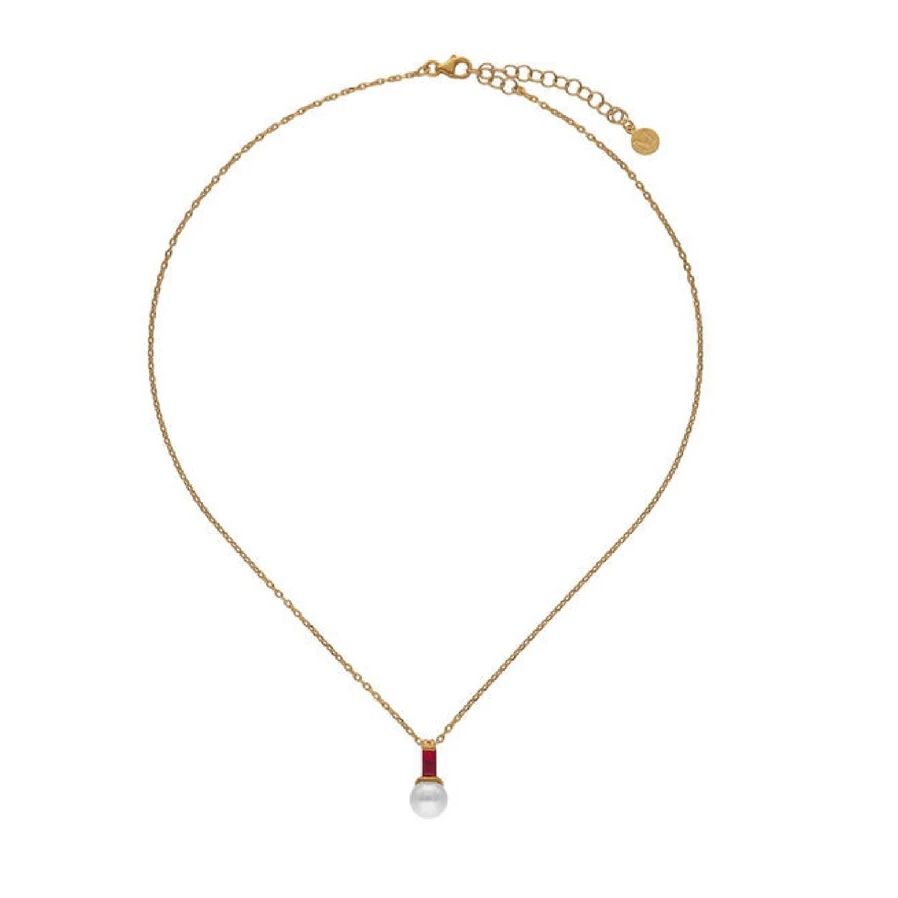 Elegant necklace featuring a pearl pendant, showcasing the MAJORICA JEWELRY Mod. 17267.01.1.N42.530.1 design.