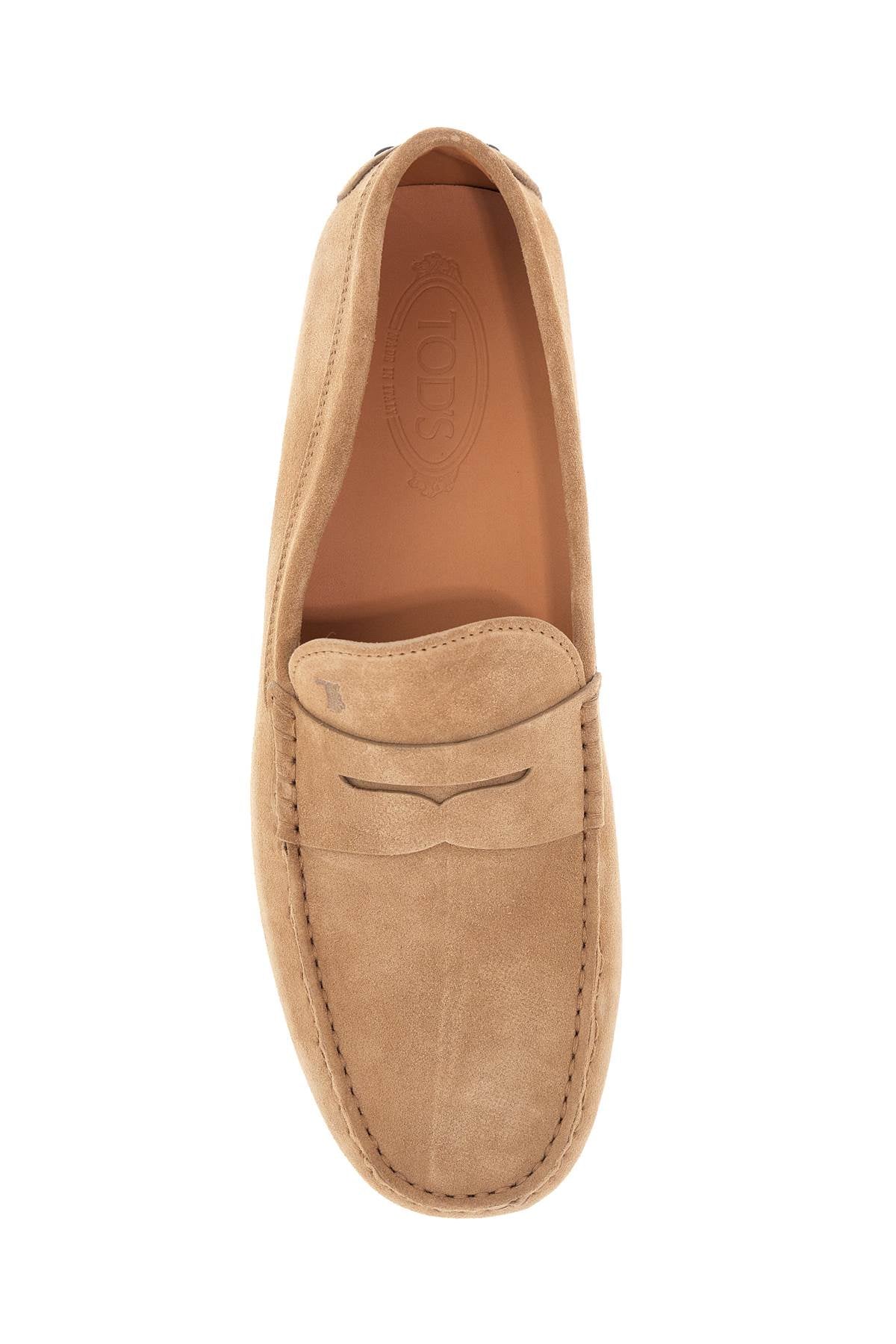 Tod'S bisquit leather moccasin with rubber sole Moccasins Tod'S Rosy Brown