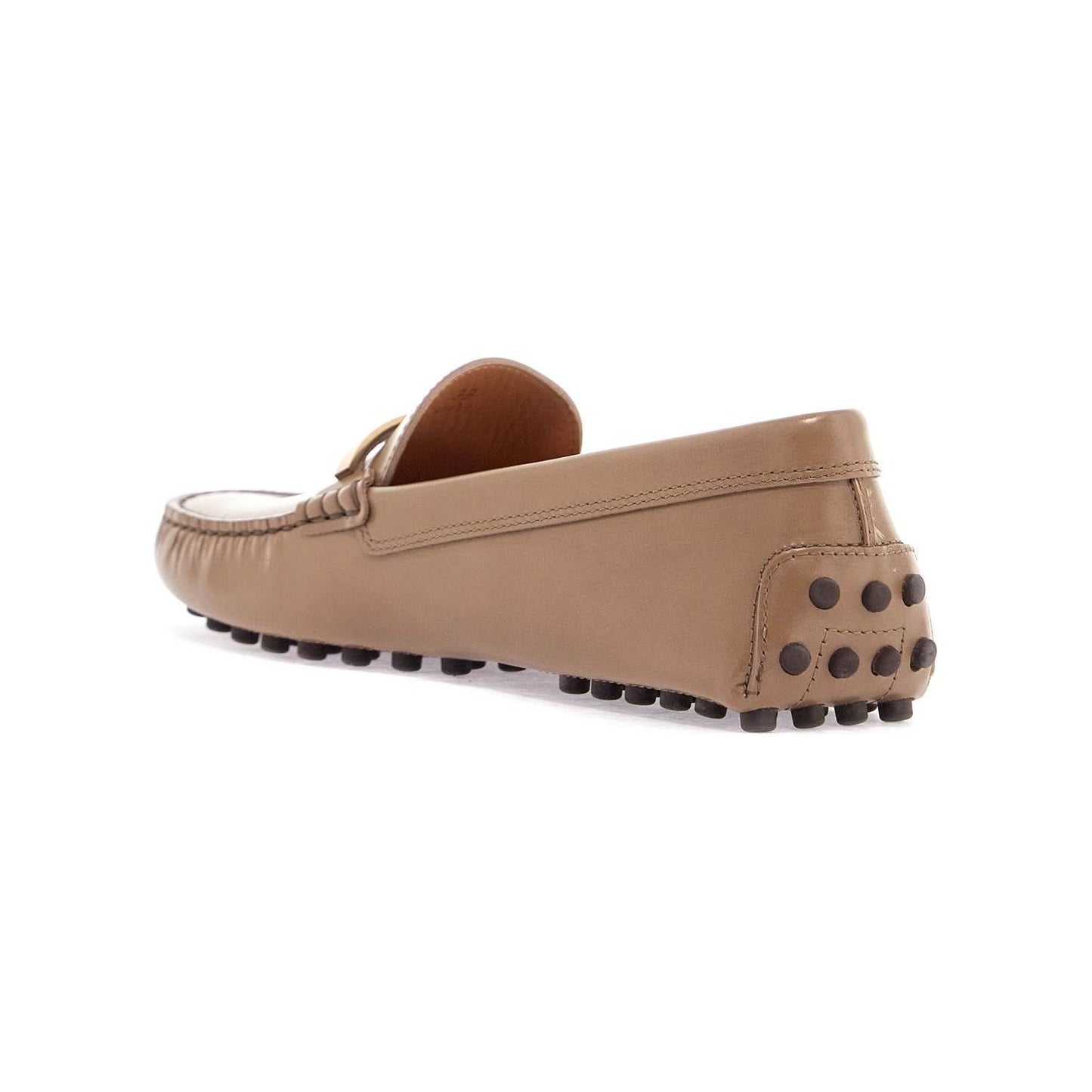 Tod'S cappuccino leather driving moccasin