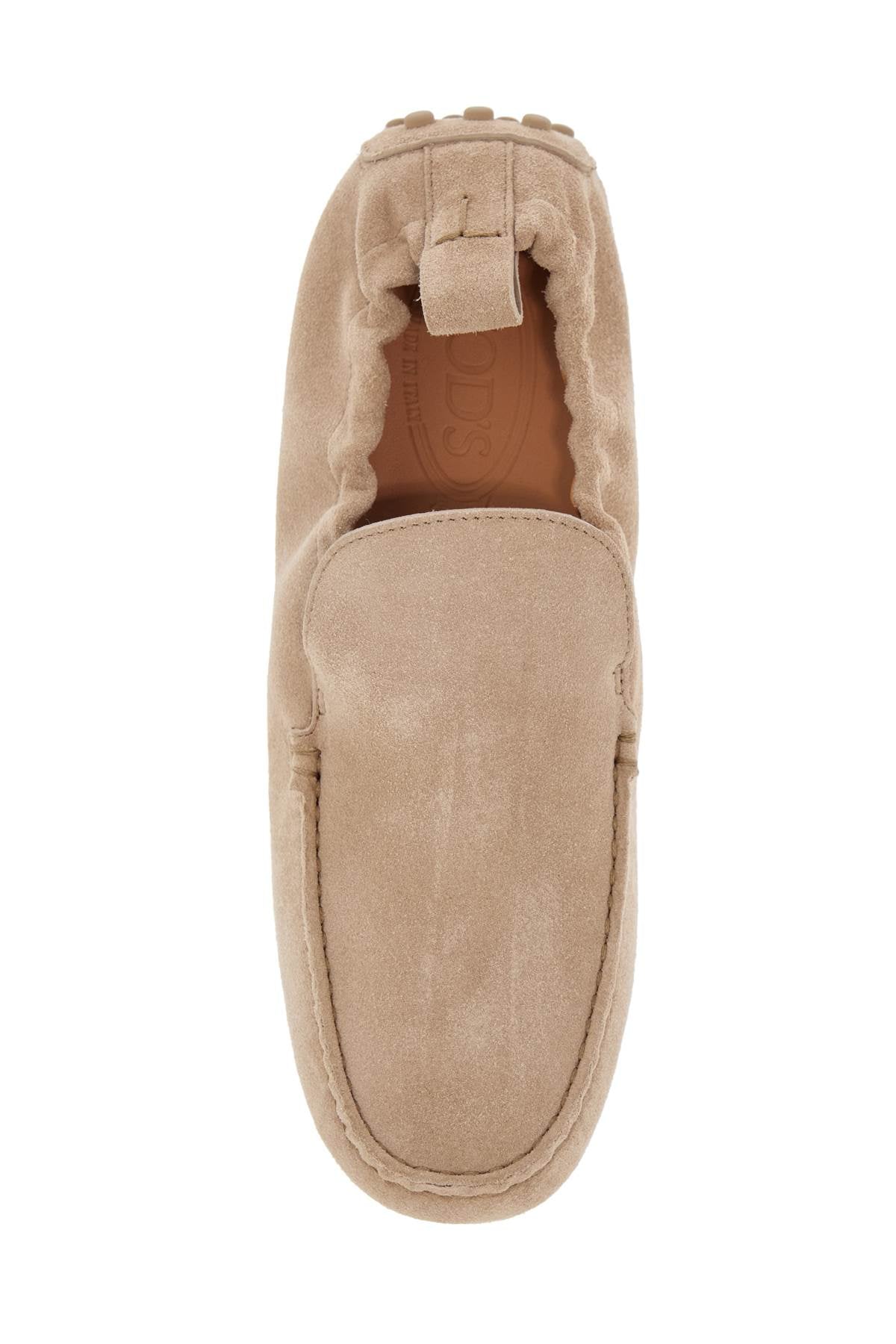 Tod'S gathered leather slippers in cord color Mules Tod'S Rosy Brown