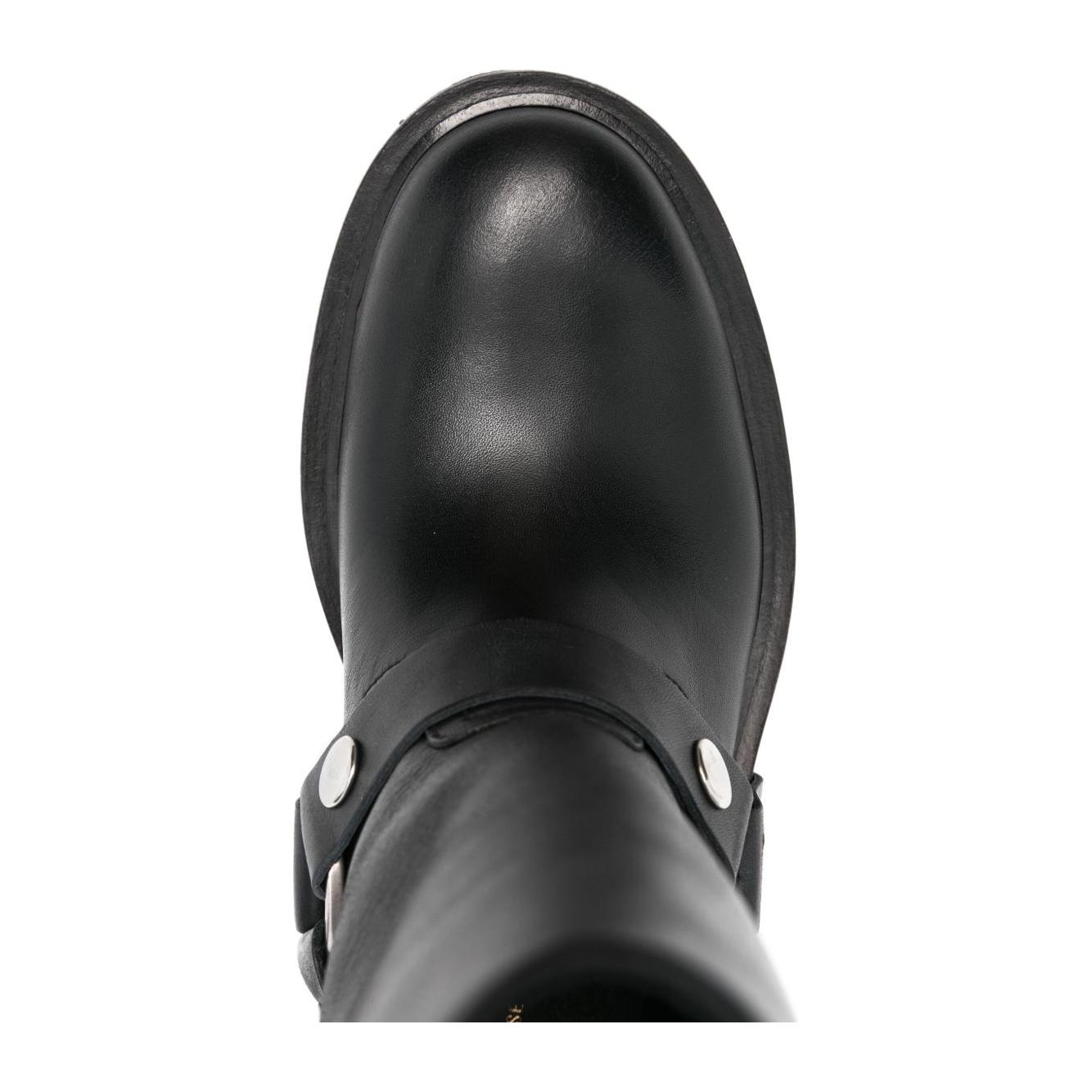Golden Goose leather biker boots