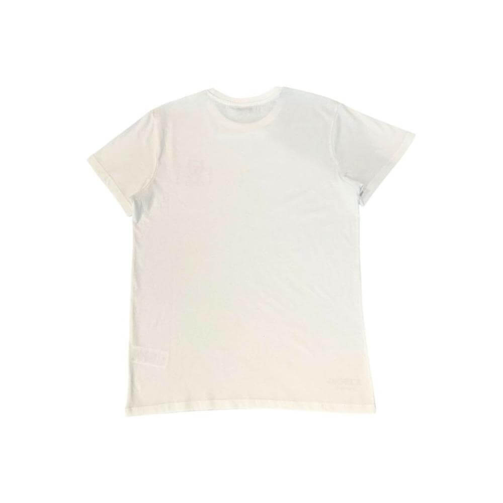 Iceberg white cotton men's t-shirt, classic design with iconic logo, perfect for stylish comfort. Made in BD.