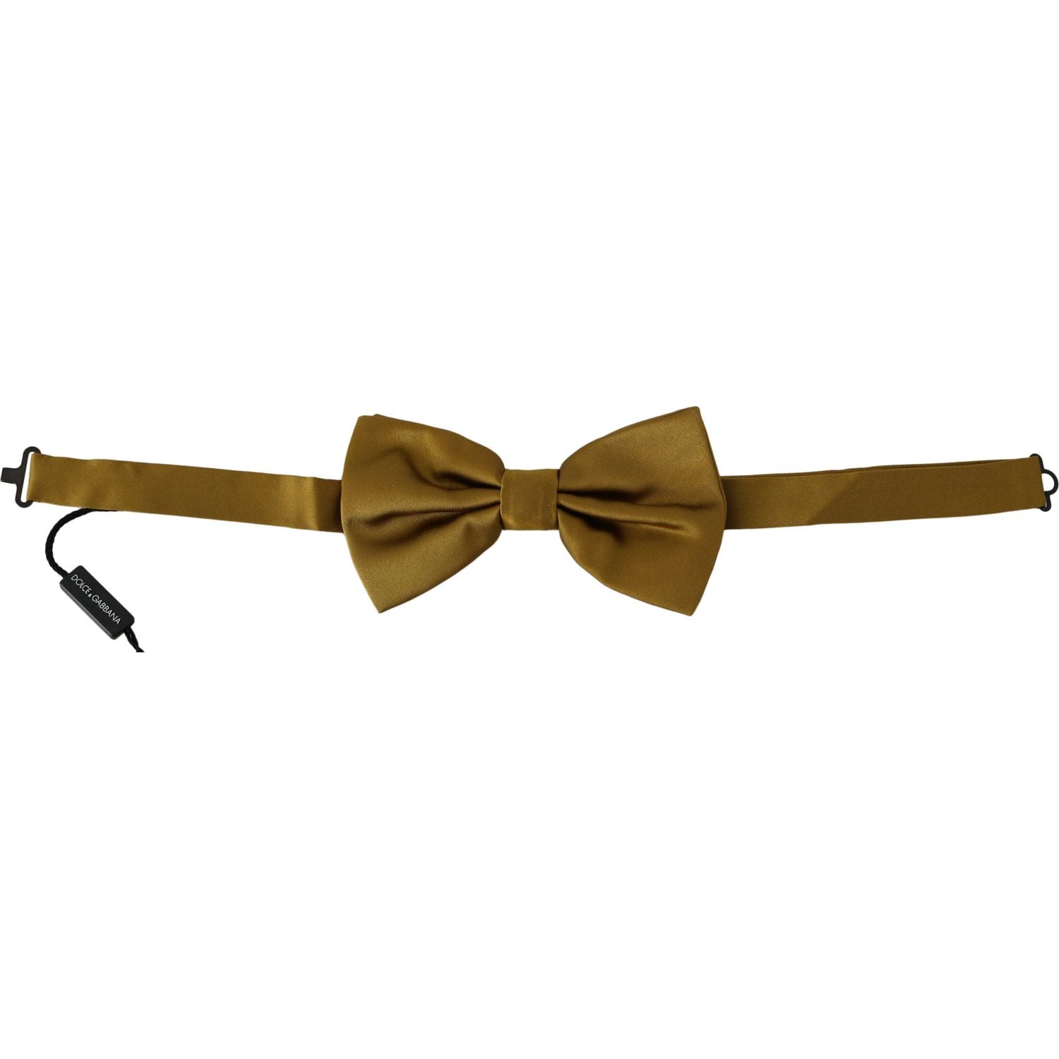 Dolce & Gabbana Yellow Mustard 100% Silk Butterfly Papillon Men Bow Tie