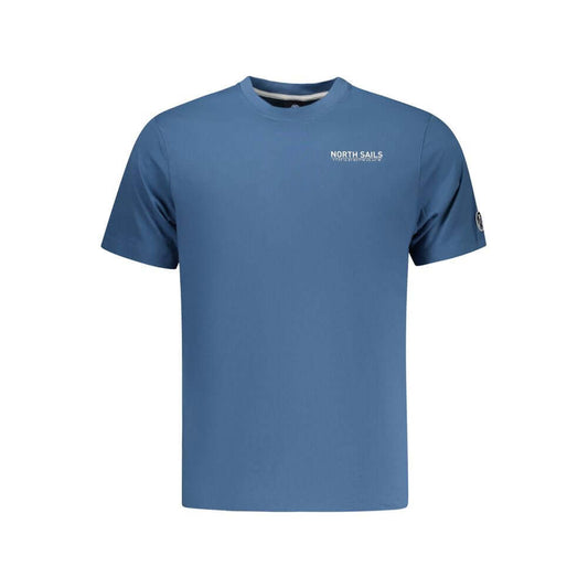 North Sails Blue Cotton Men T-Shirt