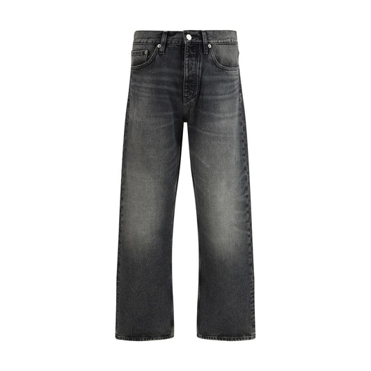 Sunflower Black Cotton Relaxed Fit Jeans 1728,72470364320,Black,Clothing,Jeans Denim - Clothing,Men,New with tags,Relaxed Fit Jeans - Jeans Denim - Clothing,Sunflower,W31,W32,W33