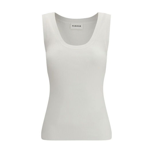 P.A.R.O.S.H. Beige Cotton T-Shirt 1728,72470364320,Beige,Clothing,L,New with tags,P.A.R.O.S.H.,Sleeveless - T-Shirts - Clothing,T-Shirts - Clothing,Women