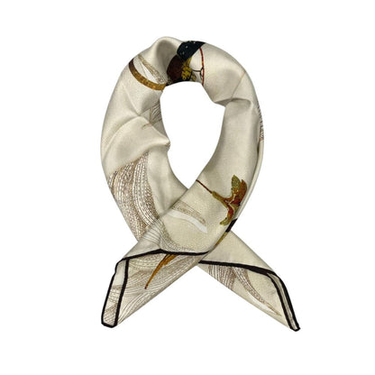 Borbonese Beige Silk Women Scarf 1728,67345744032,Accessories,Beige,Borbonese,New with tags,Scarves - Accessories,Scarves - Scarves - Accessories,Women