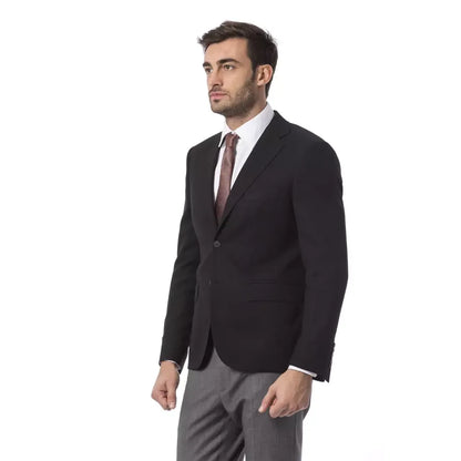 Billionaire Italian Couture Black Wool Blazer