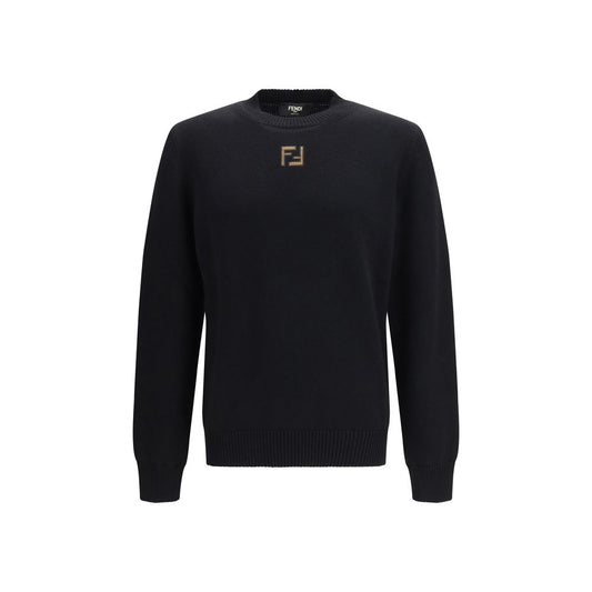 Fendi Black Wool Oves Aries Sweatshirt