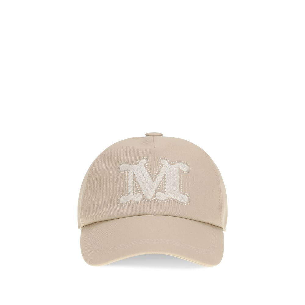 Max Mara Beige Cotton Cap (Baseball Hat) 1728,57 cm|S,72470364320,Accessories,Beige,Caps (Baseball Hat) - Hats - Accessories,Hats - Accessories,Max Mara,New with tags,Women