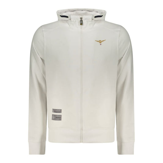 Accademia Militare White Cotton Men's Hoodie 1728,3XL,67403481248,Accademia Militare,Clothing,L,M,Men,New with tags,S,Sweaters - Clothing,Sweatshirts - Sweaters - Clothing,White,XL,XXL