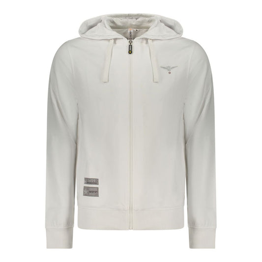 Accademia Militare White Cotton Sweatshirt 1728,3XL,67403481248,Accademia Militare,Clothing,L,M,Men,New with tags,S,Sweaters - Clothing,Sweatshirts - Sweaters - Clothing,White,XL,XXL