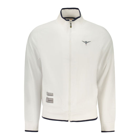 Accademia Militare White Cotton Sweatshirt 1728,3XL,67403481248,Accademia Militare,Clothing,L,M,Men,New with tags,S,Sweaters - Clothing,Sweatshirts - Sweaters - Clothing,White,XL,XXL