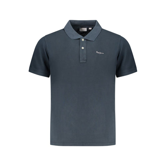 Pepe Jeans Blue Cotton Polo Shirt 1728,67403481248,Blue,Clothing,L,M,Men,New with tags,Pepe Jeans,Polo Shirts - T-Shirts - Clothing,S,T-Shirts - Clothing,XL,XXL