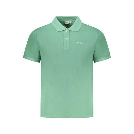 Pepe Jeans Green Cotton Polo Shirt 1728,67403481248,Clothing,Green,L,M,Men,New with tags,Pepe Jeans,Polo Shirts - T-Shirts - Clothing,S,T-Shirts - Clothing,XL,XXL