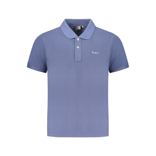 Pepe Jeans Blue Cotton Polo Shirt 1728,67403481248,Blue,Clothing,L,M,Men,New with tags,Pepe Jeans,Polo Shirts - T-Shirts - Clothing,S,T-Shirts - Clothing,XL,XXL