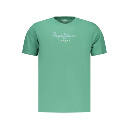 Pepe Jeans Green Cotton T-Shirt 1728,67403481248,Clothing,Green,L,M,Men,New with tags,Pepe Jeans,S,T-Shirts - Clothing,XL,XXL