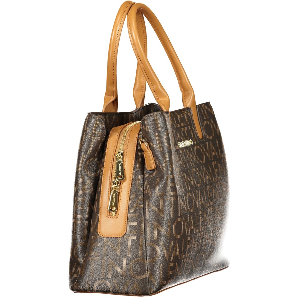 Mario Valentino Brown Polyurethane Women's Bag