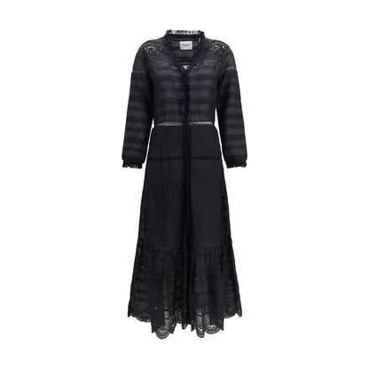 Marant Etoile Black Cotton Casual Dress