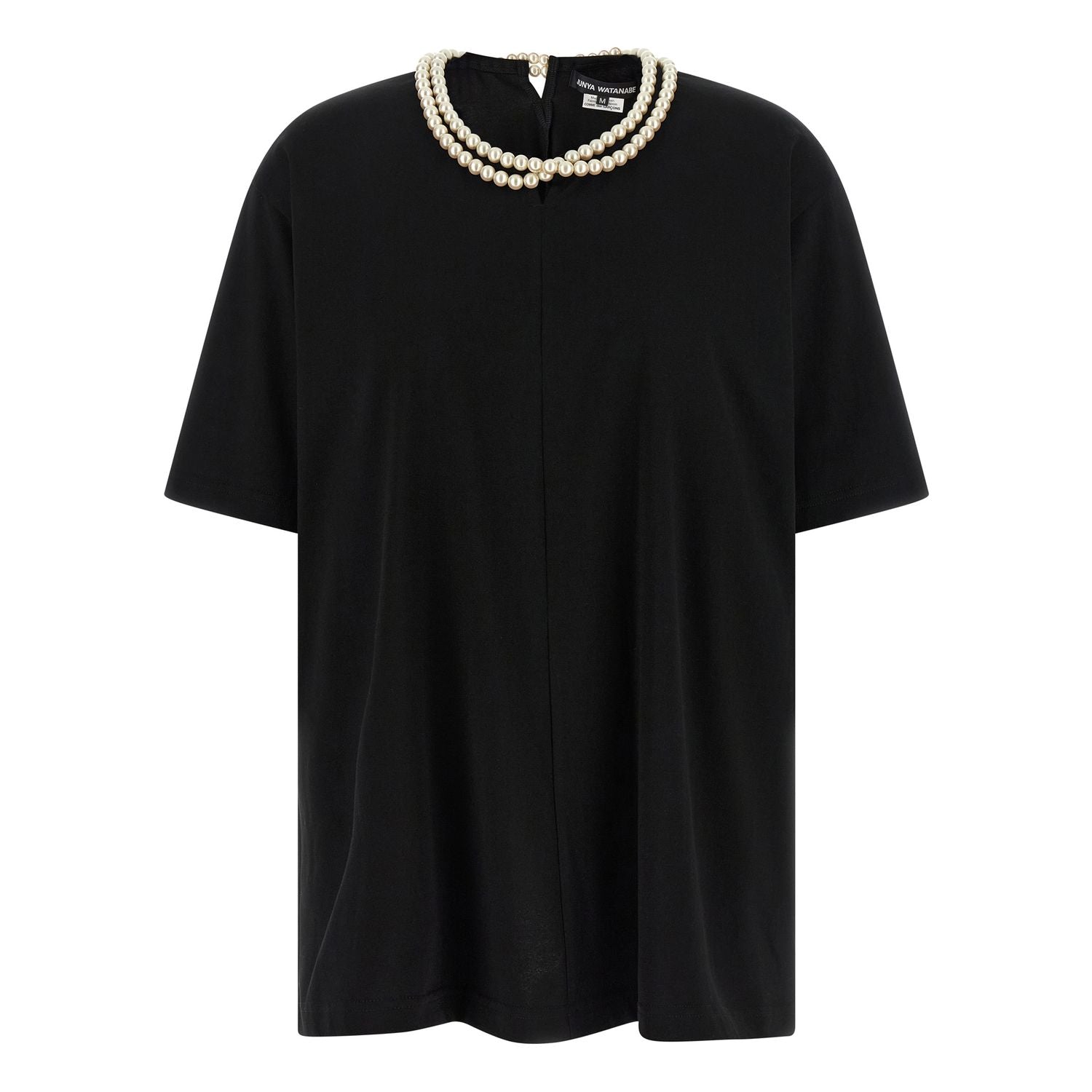 Junya Watanabe Black Cotton T-Shirt