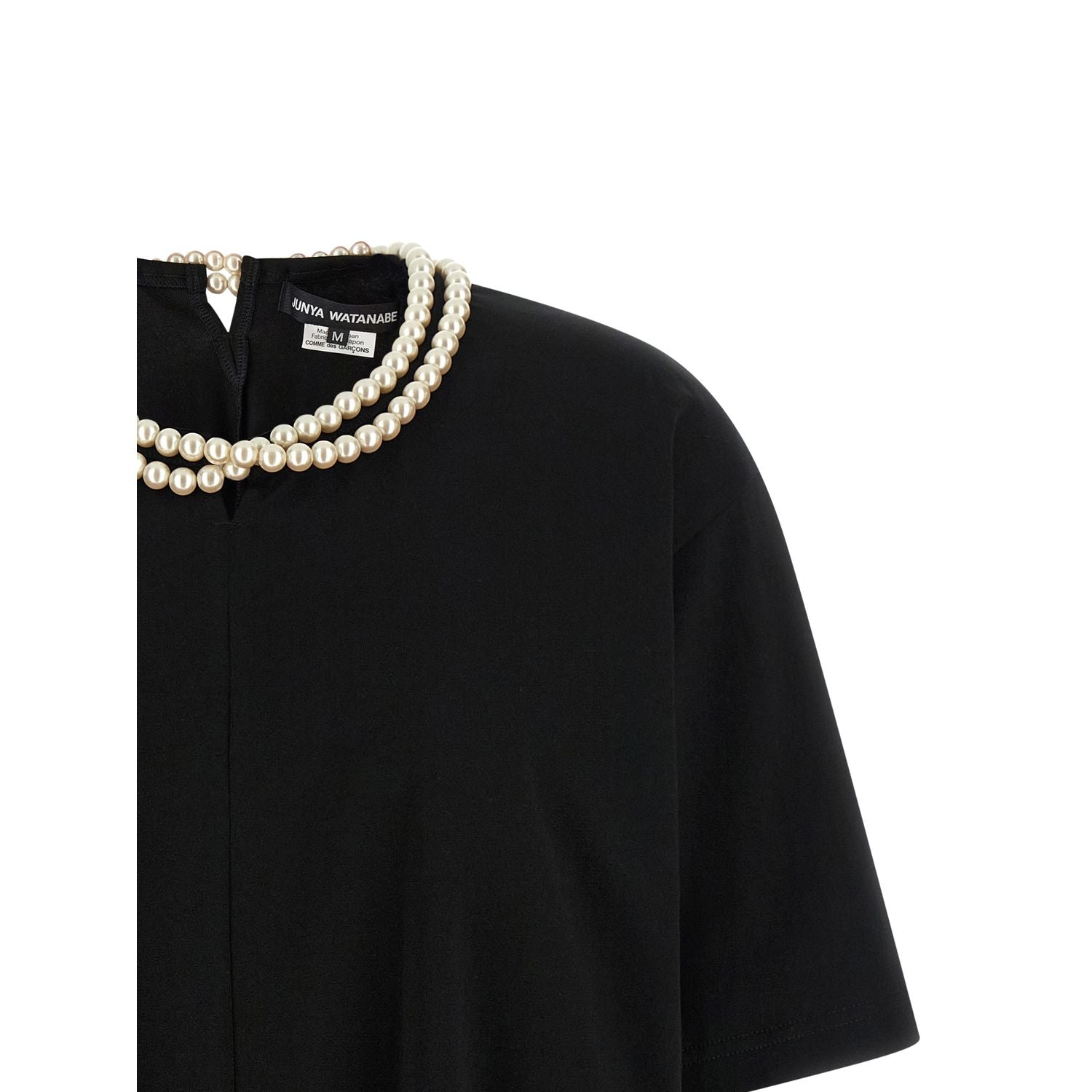 Junya Watanabe Black Cotton T-Shirt