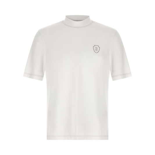 Brunello Cucinelli White Polyamide T-Shirt