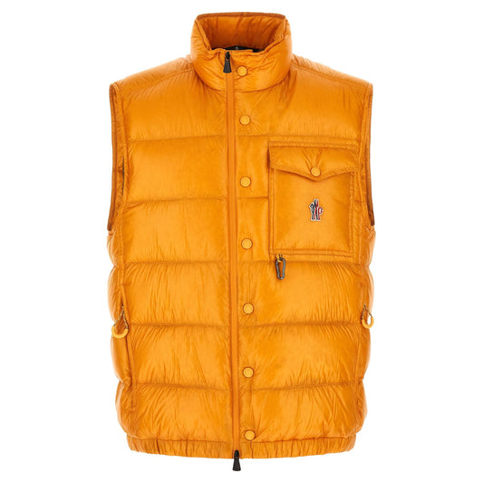 Moncler Grenoble Bicolor Polyester Sleeveless Jacket