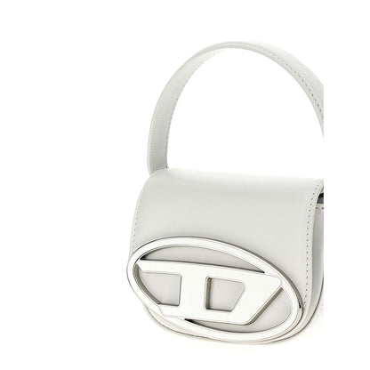 Diesel White Cowhide Handbag