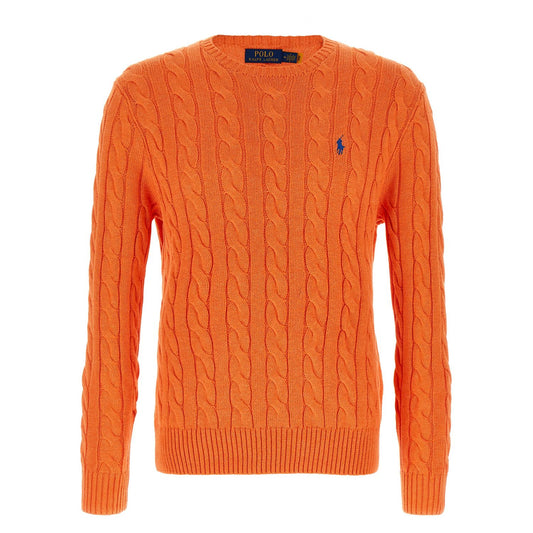 Polo Ralph Lauren Orange Cotton Cardigan